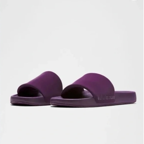 NIB 💗 lululemon athletica Restfeel Slip-On Slides Deep Purple 8 - Picture 3 of 10